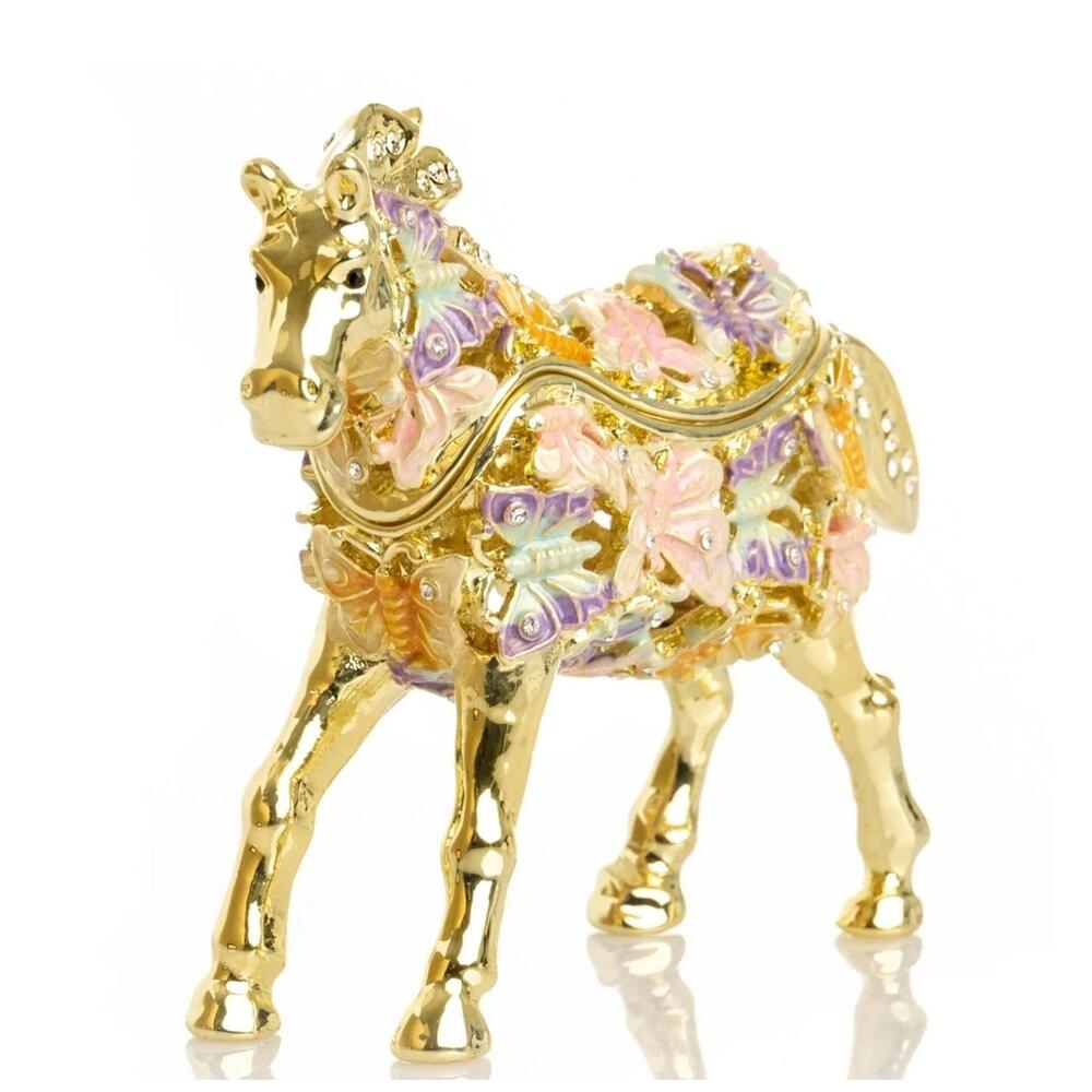 Keren Kopal - Golden Horse Decorated with butterflies